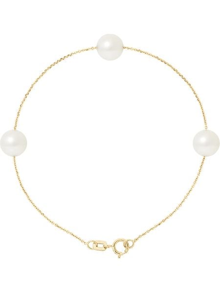 Pearl Addict Złota bransoletka z perłami rozmiar: onesize. Białe bransoletki Pearl Addict, z perłą, złote. Za 556.99 zł.