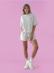 Bluza z krótkim rękawem - Inny. Bluzy Sinsay, l, bez wzorów, bez kaptura. Za 29.99 zł.