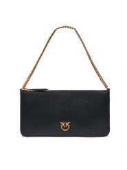 Pinko Torebka Horizontal Flat PE 24 PCPL 102747 A0F1 Czarny. Czarne torebki klasyczne Pinko, bez wzorów, ze skóry, bez dodatków. Za 499.99 zł.