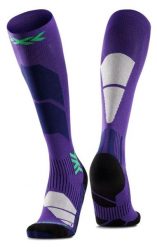 Skarpety narciarskie damskie X-Socks Ski Perform OTC. Fioletowe skarpety X Socks, bez wzorów, z materiału. Za 172.65 zł.