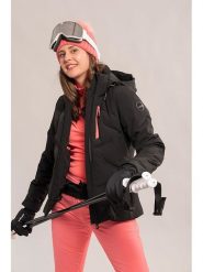 Icepeak Kurtka narciarska "Flovilla" w kolorze czarnym rozmiar: 42. Czarne kurtki narciarskie Icepeak, m, bez wzorów, bez kaptura, narciarskie. Za 462.29 zł.