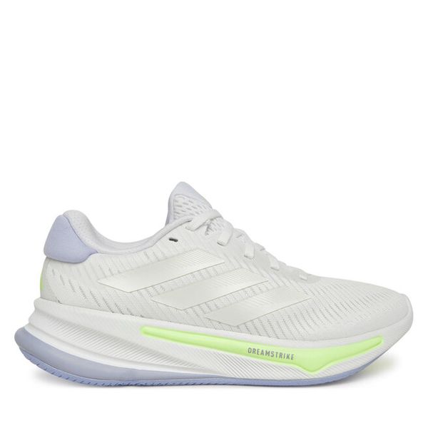 Buty do biegania adidas. Białe obuwie sportowe Adidas, bez zapięcia, do biegania. Za 289.99 zł.