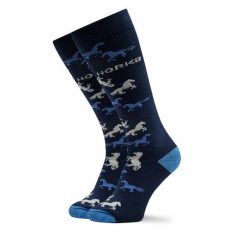 Skarpety wysokie unisex Horka. Niebieskie skarpety Horka, bez wzorów. Za 99.99 zł.
