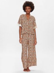 Maaji Piżama 1057ZPS004 Brązowy Relaxed Fit. Brązowe piżamy Maaji, bez wzorów, z wiskozy, bez ramiączek. Za 399.99 zł.