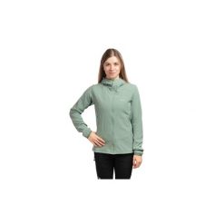 Bluza trekkingowa damska Quantra Pro Hoody Women. Zielone bluzy sportowe RAB, bez wzorów, z kapturem. Za 649.99 zł.