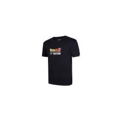 Koszulka Victor Dragon Ball T-502DBZ. Czarne bluzki Victor, bez wzorów, sportowe, bez kołnierzyka, bez ramiączek. Za 129.99 zł.