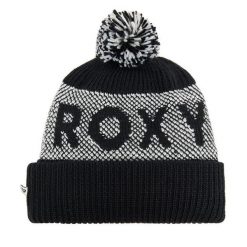 Czapka Roxy. Czarne czapki Roxy, bez wzorów. Za 69.99 zł.