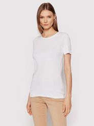 United Colors Of Benetton T-Shirt 3GA2E16A0 Biały Regular Fit. Białe t-shirty United Colors of Benetton, xs, bez wzorów, z bawełny, bez kołnierzyka, bez ramiączek. Za 79.99 zł.