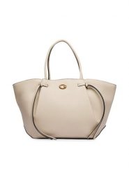 Guess Torebka Allegra HWBG22 37230 Beżowy. Brązowe shopper Guess, z aplikacjami, ze skóry, bez dodatków. Za 674.99 zł.