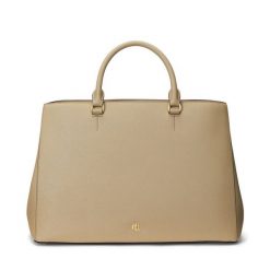 Torebka LAUREN RALPH LAUREN. Brązowe torebki klasyczne Lauren Ralph Lauren, bez wzorów, bez dodatków. Za 939.99 zł.