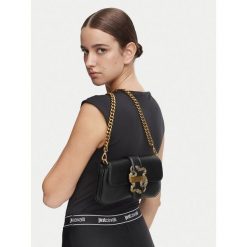 Torebka Just Cavalli. Czarne torebki klasyczne Just Cavalli, bez wzorów, bez dodatków. Za 759.99 zł.
