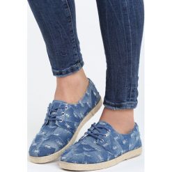 Niebieskie Espadryle Heat. Niebieskie espadryle Born2be, bez wzorów, bez zapięcia. Za 24.99 zł.