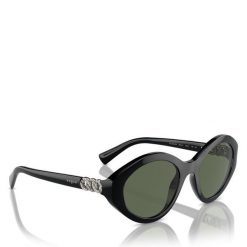 Okulary przeciwsłoneczne Vogue. Czarne okulary przeciwsłoneczne Vogue, bez wzorów. Za 569.99 zł.