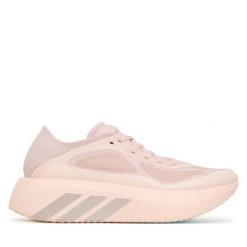 Buty do biegania adidas. Czerwone obuwie sportowe Adidas, bez zapięcia, do biegania. Za 749.99 zł.