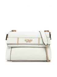 Guess Torebka HWBG96 33210 Biały. Białe listonoszki Guess, z aplikacjami, ze skóry, bez dodatków. Za 389.99 zł.