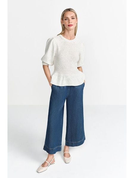 Rich & Royal Sweter w kolorze białym rozmiar: S. Białe bluzy Rich & Royal, s, bez wzorów, bez ramiączek. Za 269.95 zł.