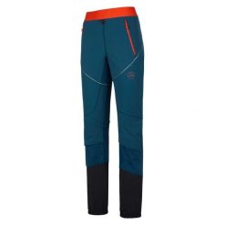 Spodnie narciarskie dla kobiet La Sportiva Kyril. Niebieskie spodnie narciarskie La Sportiva, l, bez wzorów, z elastanu, na fitness i siłownię. Za 774.55 zł.