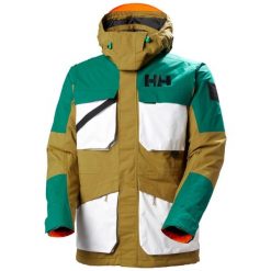 Długa kurtka narciarska z kapturem Helly Hansen Ullr D Heritage. Brązowe kurtki narciarskie Helly Hansen, bez wzorów, z kapturem, narciarskie. W wyprzedaży za 1,314.50 zł.