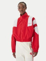 Adidas Bluza Blocked Washed KD8788 Czerwony Oversize. Czerwone bluzy Adidas, xs, bez wzorów, z syntetyku, bez kaptura. Za 398.99 zł.