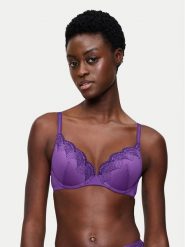Triumph Biustonosz z fiszbiną Comfort Glam 10224965 Fioletowy. Fioletowe biustonosze Triumph, bez wzorów, z syntetyku. Za 189.99 zł.