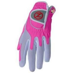 Rękawice golfowe lewa ręka dla praworęcznych kobiet Zero Friction Synthetique. Białe rękawiczki ZERO FRICTION, bez wzorów, z syntetyku, sportowe. Za 94.00 zł.