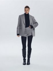Marynarka z wiskozą - jasnoszary. Szare marynarki i żakiety Reserved, l, bez wzorów, z dzianiny. Za 159.99 zł.