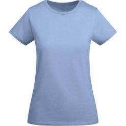 Damska Koszulka Z Krótkim Rękawem Breda. Niebieskie bluzki ROLY, l, bez wzorów, sportowe, bez kołnierzyka, bez ramiączek. Za 42.99 zł.