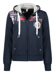 Geographical Norway Bluza "Fespote" w kolorze granatowym rozmiar: S. Niebieskie bluzy Geographical Norway, s, bez wzorów, bez kaptura. Za 79.21 zł.