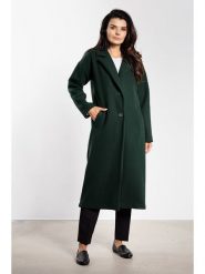 Awama Płaszcz w kolorze zielonym rozmiar: L. Zielone płaszcze Awama, l, bez wzorów, z tkaniny, bez kaptura. Za 209.82 zł.