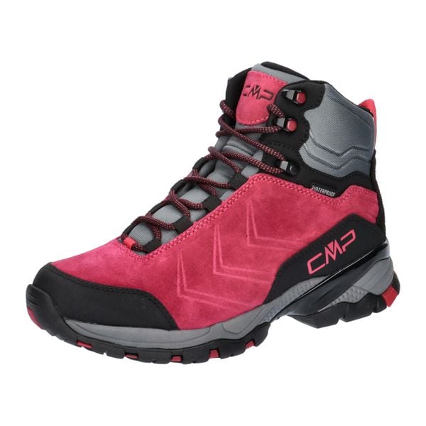 Damskie buty trekkingowe CMP Melnick WP Mid. Czerwone trekkingi CMP, z materiału, trekkingowe. Za 406.99 zł.