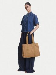 LAUREN RALPH LAUREN Torebka 431970157001 Beżowy. Brązowe torebki klasyczne Lauren Ralph Lauren, bez wzorów, z materiału, bez dodatków. Za 602.99 zł.