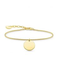 Thomas Sabo Pozłacana bransoletka z zawieszką rozmiar: onesize. Żółte bransoletki Thomas Sabo, pozłacane. Za 219.95 zł.