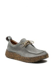 Comfortfusse Skórzane trzewiki w kolorze szarym rozmiar: 36. Szare półbuty sznurowane Comfortfüße, bez wzorów, z materiału, eleganckie, bez obcasa, bez zapięcia. Za 304.99 zł.