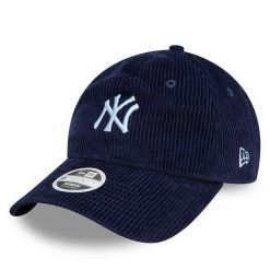 Czapka z daszkiem New Era. Niebieskie czapki New Era, bez wzorów. Za 99.99 zł.