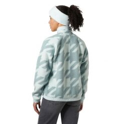 Sweter damski Helly Hansen Imperial Printed Pile Snap. Niebieskie swetry Helly Hansen, bez wzorów, z polaru, bez ramiączek. Za 638.00 zł.