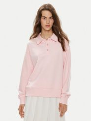 Gina Tricot Bluza 24234 Różowy Regular Fit. Czerwone bluzy Gina Tricot, l, bez wzorów, z bawełny, bez kaptura. Za 99.99 zł.