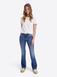 Timezone Dżinsy "Lisa" - Slim fit - w kolorze niebieskim rozmiar: W31/L30. Niebieskie jeansy Timezone, l, bez wzorów. Za 192.79 zł.