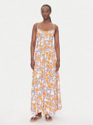 Maaji Sukienka letnia Western Orange Flower Sia PT2748CLD001 Pomarańczowy Regular Fit. Brązowe sukienki Maaji, na lato, l, bez wzorów, z wiskozy, bez kołnierzyka, bez ramiączek. Za 329.99 zł.