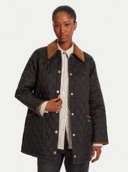 Barbour Kurtka przejściowa LQU1852BK91 Czarny Regular Fit. Czarne kurtki Barbour, bez wzorów, z syntetyku, bez kaptura. Za 1,049.00 zł.