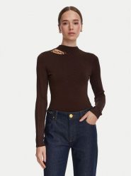 Marciano Guess Sweter G6YR07 Z1060 Brązowy Slim Fit. Brązowe swetry Marciano Guess, m, z aplikacjami, z wiskozy, bez ramiączek. Za 589.99 zł.