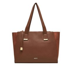 Torebka MEXX. Brązowe shopper Mexx, bez wzorów, bez dodatków. Za 249.99 zł.