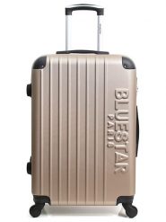 BlueStar Walizka "Bucarest" w kolorze kremowym - 40 x 57 x 25 cm rozmiar: onesize. Brązowe walizki BlueStar, bez wzorów. Za 173.99 zł.