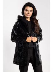 Awama Płaszcz przeciwdeszczowy w kolorze czarnym rozmiar: M. Czarne płaszcze Awama, m, bez wzorów, bez kaptura. Za 206.42 zł.