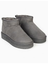 ISLAND BOOT Botki "Miley" w kolorze szarym rozmiar: 40. Szare botki Island Boot, bez wzorów, bez obcasa, bez zapięcia. Za 124.05 zł.