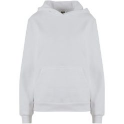 Bluza damska z kapturem Urban Classics Organic Loose Brushed. Białe bluzy Urban Classics, bez wzorów, z kapturem. Za 206.00 zł.
