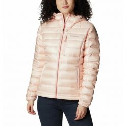 Kurtka Sportowa Puchowa Columbia Pebble Peak Down. Czerwone kurtki sportowe Columbia, s, bez wzorów, z puchu, bez kaptura, trekkingowe. Za 484.99 zł.