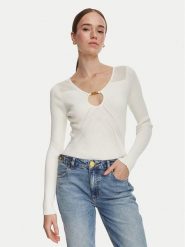 Marciano Guess Sweter G6YR08 Z1067 Kremowy Slim Fit. Białe swetry Marciano Guess, m, z aplikacjami, z wiskozy, bez ramiączek. Za 589.99 zł.