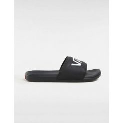 Klapki Vans Model La Costa Slide-on Kolor Czarny. Czarne klapki Vans, bez wzorów, z gumy, bez obcasa. Za 267.00 zł.