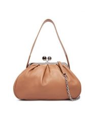 Weekend Max Mara Torebka Cubico 2625516124600 Beżowy. Brązowe torebki klasyczne Weekend Max Mara, bez wzorów, ze skóry, bez dodatków. Za 1,839.00 zł.