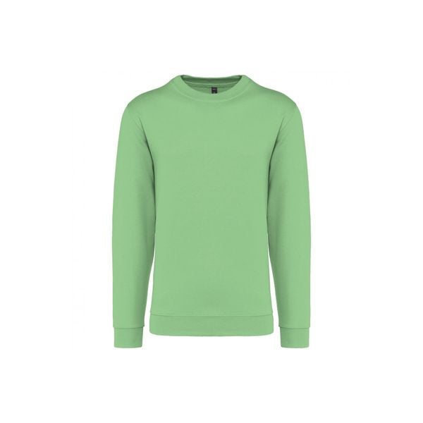 Bluza z okrągłym dekoltem Kariban. Zielone bluzy KARIBAN, xl, bez wzorów, z bawełny, bez kaptura. Za 112.00 zł.